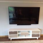 TV wall mounted installation