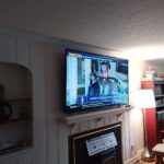 TV Wall mounting above fireplace installation services