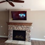 TV Wall mounting above fireplace installation services
